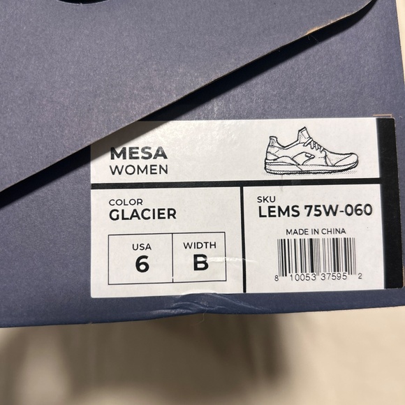 Lems Mesa Barefoot Shoe, Glacier, Size 6 - Picture 3 of 3